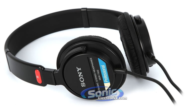 Sony MDR-7502 (MDR7502) Professional Monitor Headphones Image 3