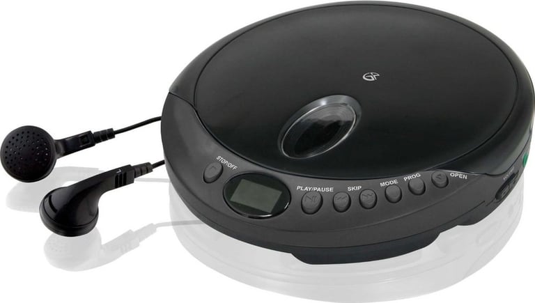 GPX PC101B Portable Compact Disc CD Player (Black) Image 1