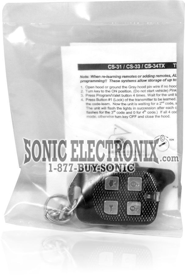 Crimestopper CS-34.TX.II ("Carbon Fiber" Cosmetics) (CS-34.TX II) Image 2