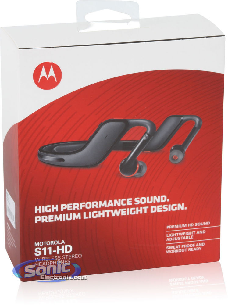Motorola S11-HD (S11HD) 89587N Wireless Bluetooth Headset Headphones - Open Box/Complete Image 11