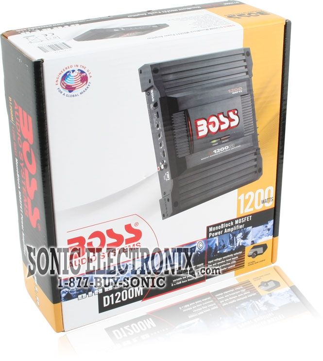 Boss D1200M R/B Image 5