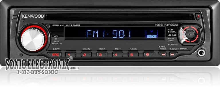 Kenwood KDC-MP208 Image 2