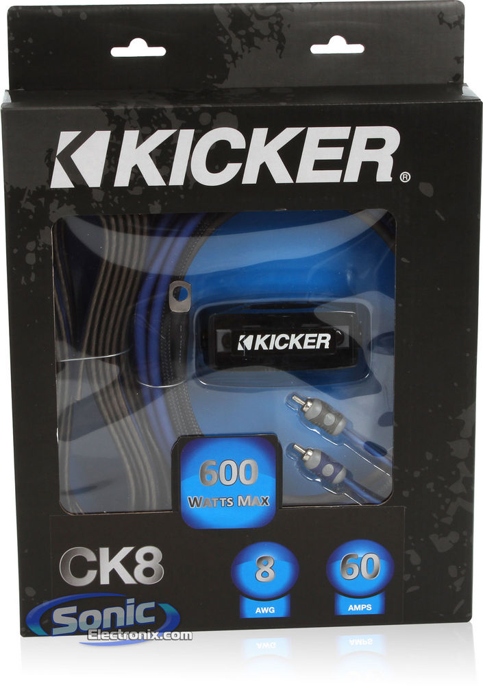Kicker 8 Gauge Amp Kit (CK8) Open Box Image 9