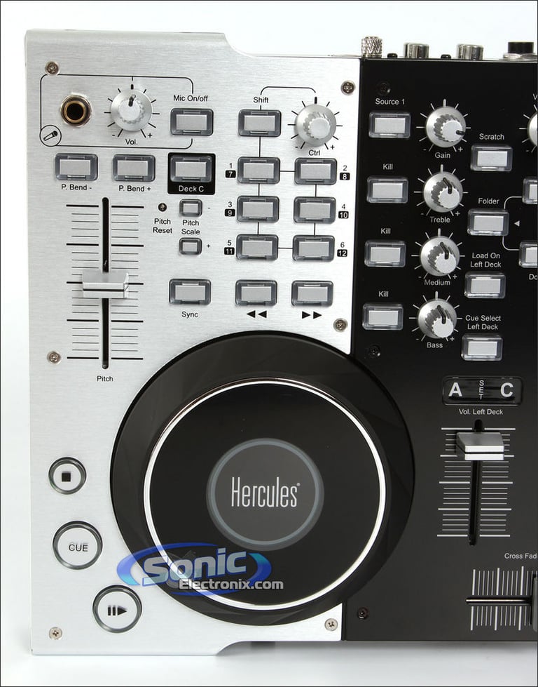 Hercules DJ CONSOLE 4-Mx with XPS 2.0 60 DJ Set Multimedia Speakers Image 3