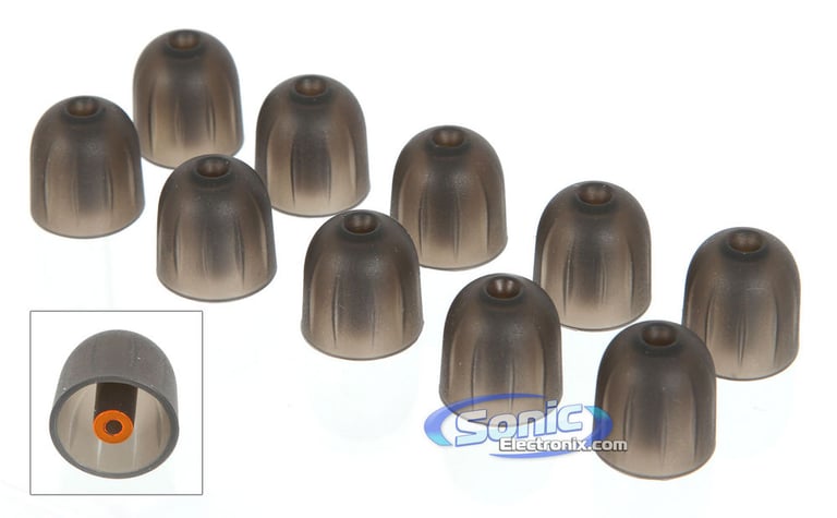 Westone STAR Silicone Eartips Replacement Ear Tips 10-Pack/5-Pairs - Orange Image 1