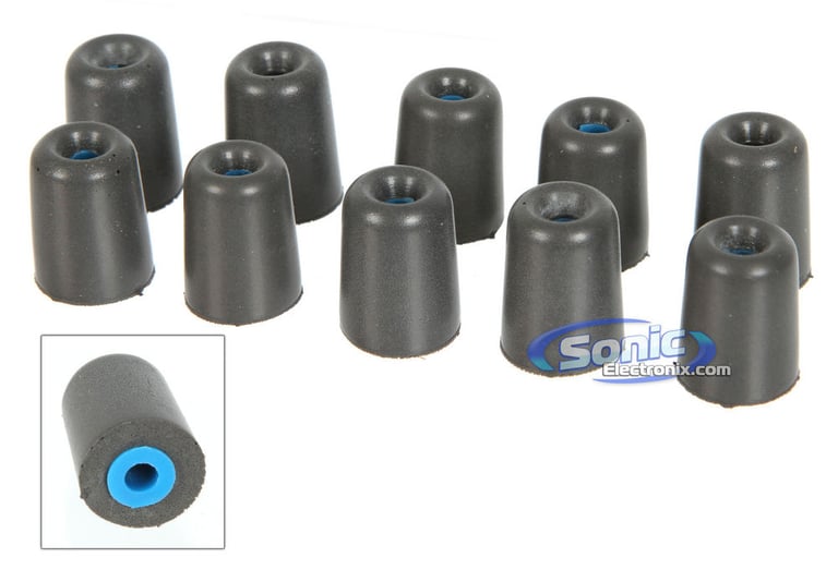 Westone TRUE-FIT Replacement Foam Eartips/Ear Tips 10-Pack/5-Pairs - Blue Image 1