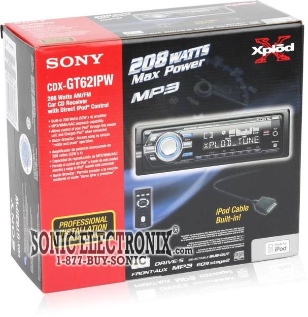 Sony CDX-GT62IPW Image 7