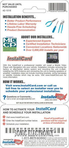 InstallCard 42-1018 (DVD/Navigation) Image 2