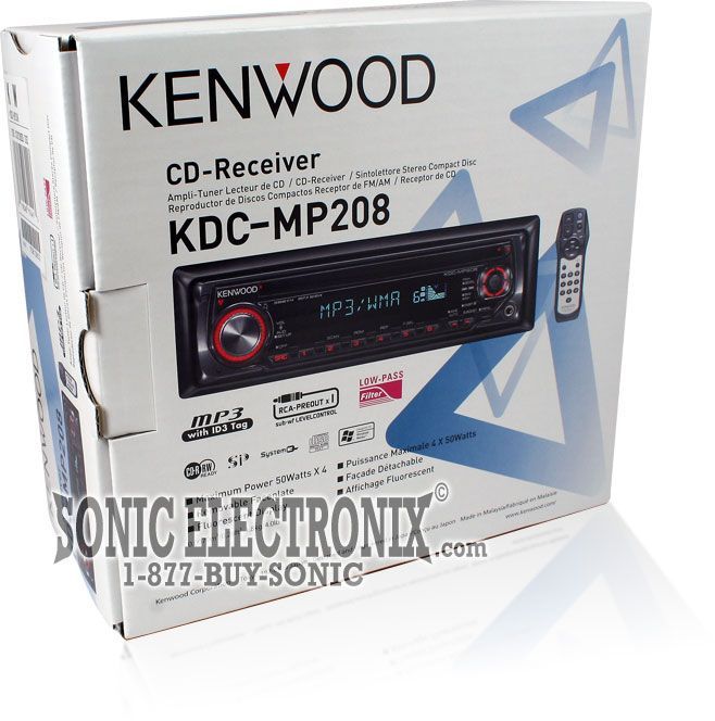 Kenwood KDC-MP208 Image 6