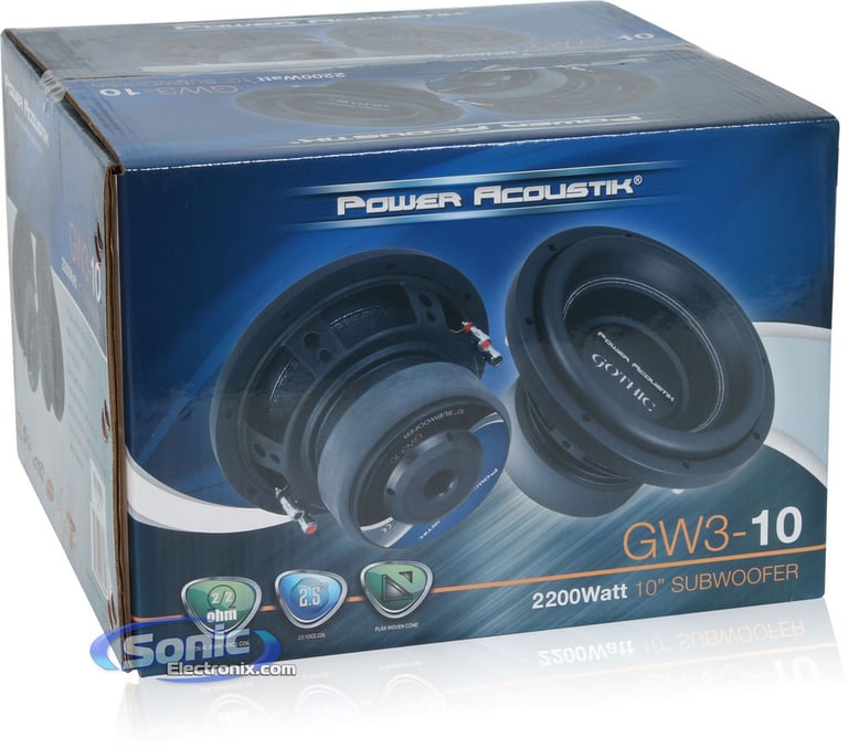 Power Acoustik GW3-10 Image 5