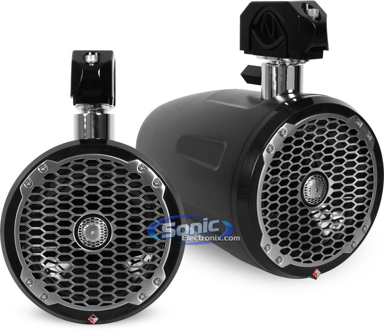 Rockford Fosgate M282B-WAKE Marine Tower Speakers Image 1