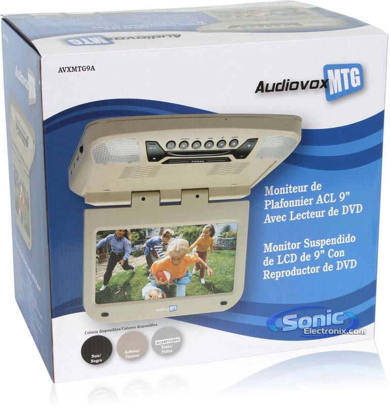 Audiovox AVXMTG9P (Pewter) Flip Down Screen w/ DVD Player Image 12