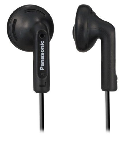 Panasonic RP-HV096-K (RPHV096K) In-Ear Headphones/Earbuds - Black Image 1