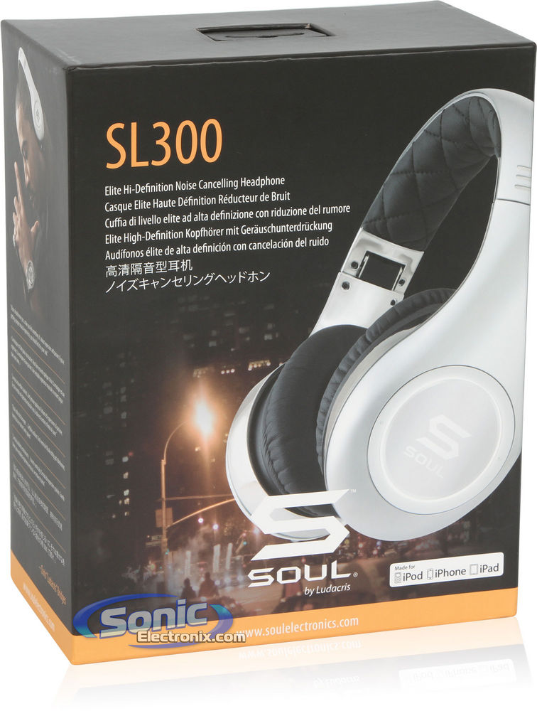SOUL Electronics SL300MS Noise Canceling Headphones (Matte Silver) Image 12