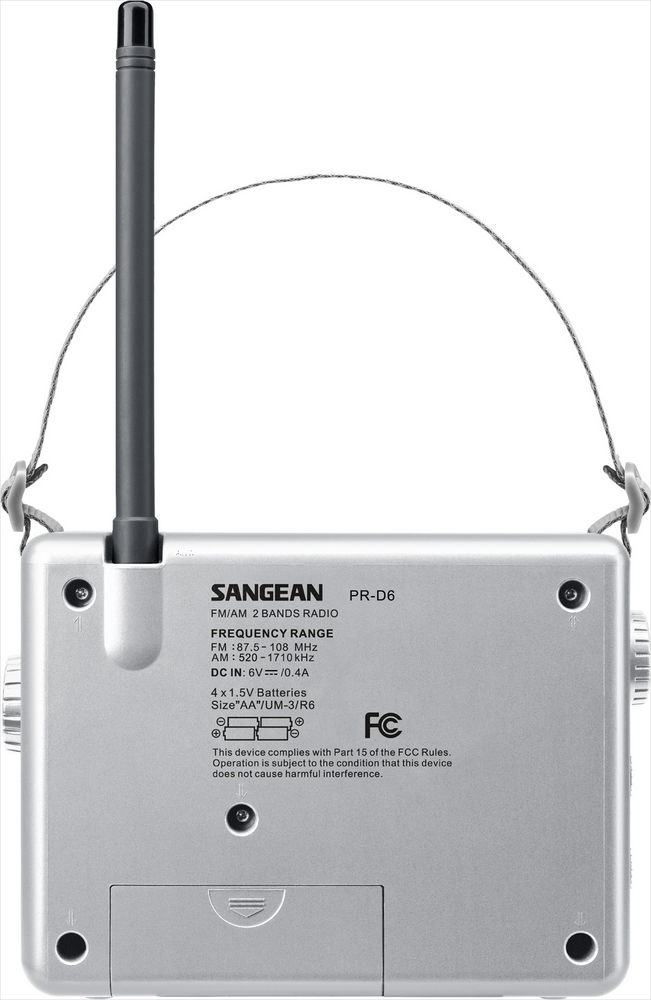 Sangean PR-D6 (White) Image 3