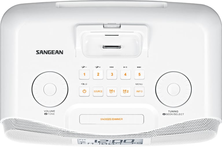 Sangean RCR-10 White Image 2