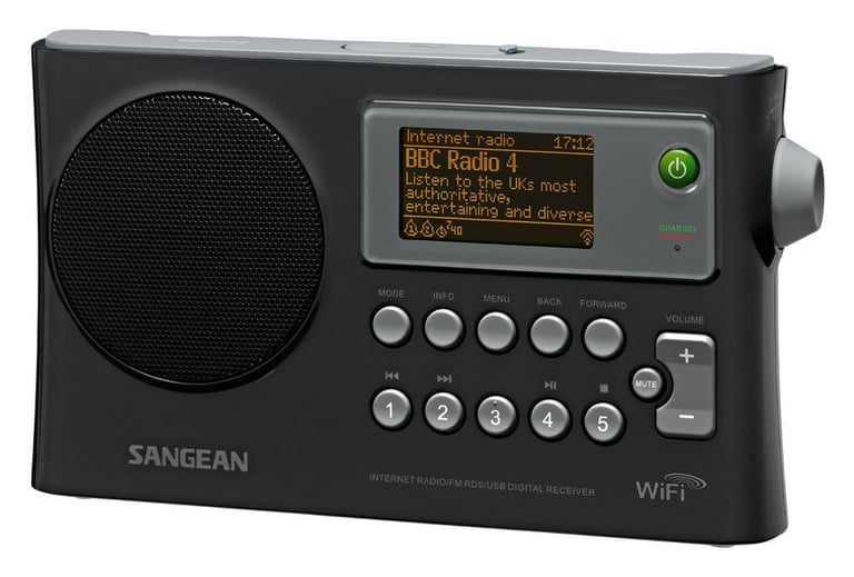 Sangean WFR-28 Portable Wi-Fi Music/USB Internet Radio (WFR28) Image 1