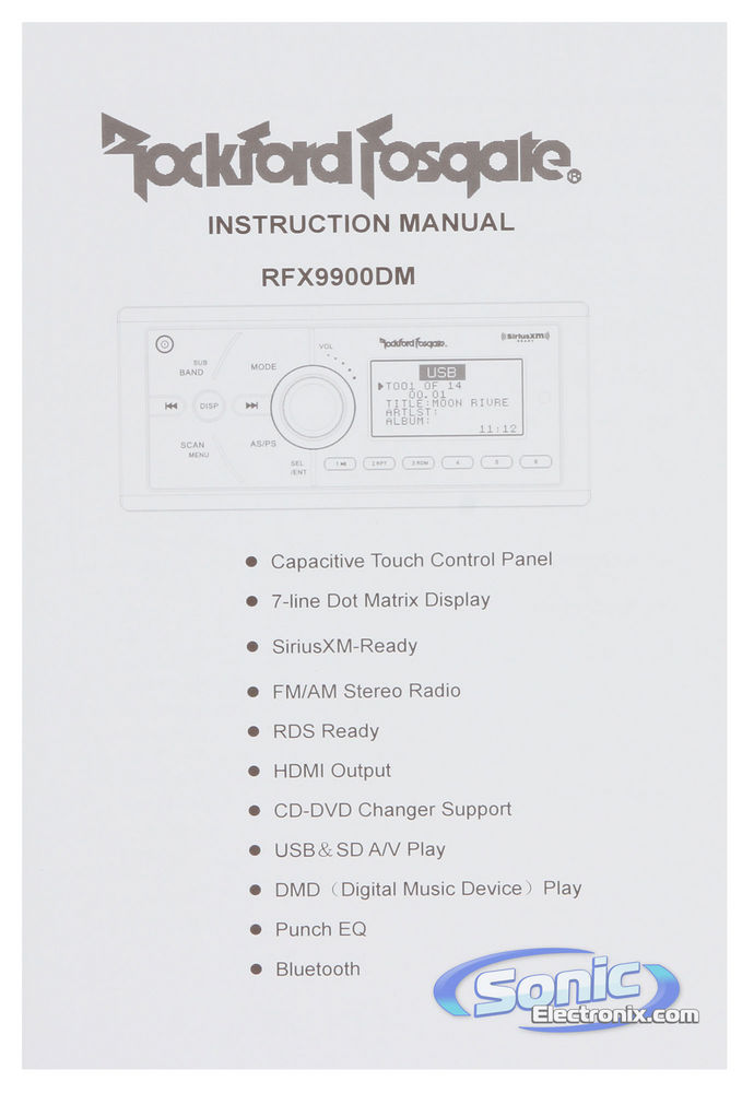 Rockford Fosgate RFX9900DM Image 5