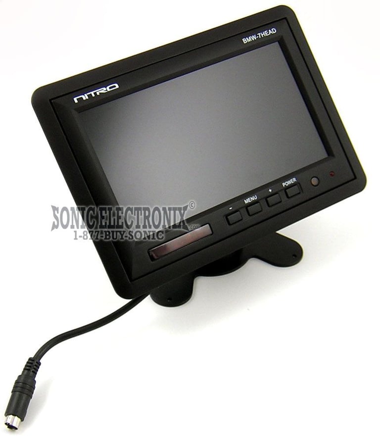 Nitro BMW7HEAD 7" Slim Headrest TFT-LCD Monitor Image 4