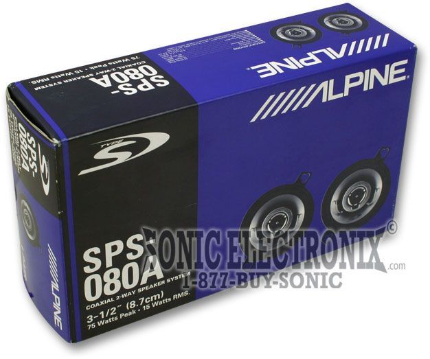 Alpine SPS-080A Image 4