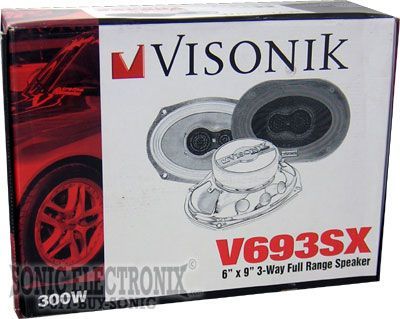 Visonik V693SX 6" x 9" 3-Way Speakers Image 3