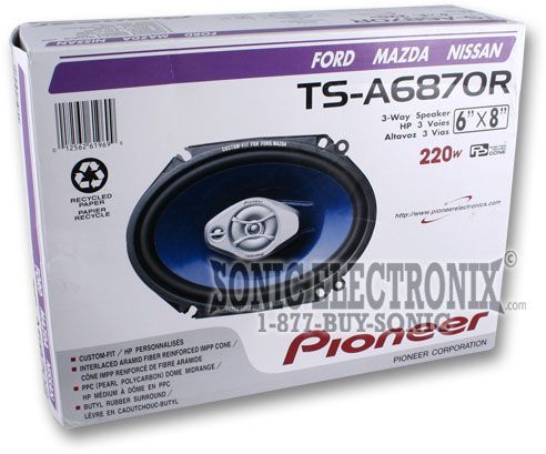 Pioneer TS-A6870R 6" x 8" Image 4