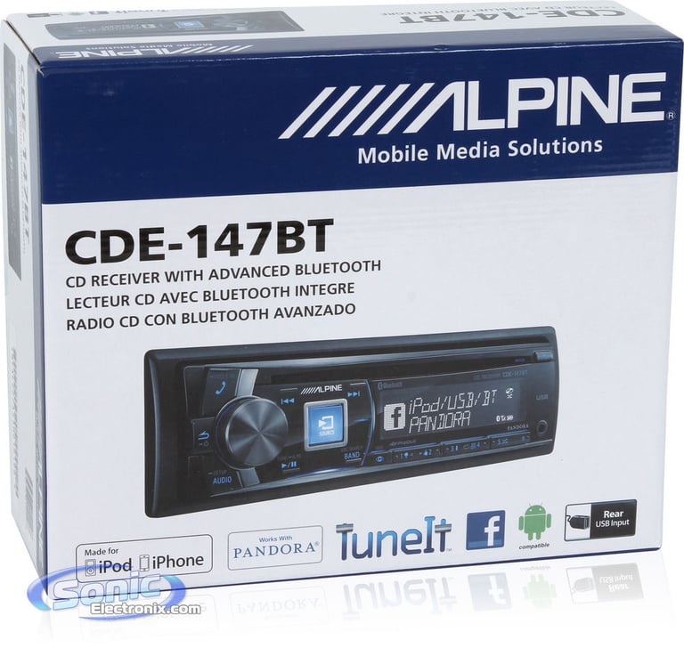 Alpine CDE-147BT Image 6