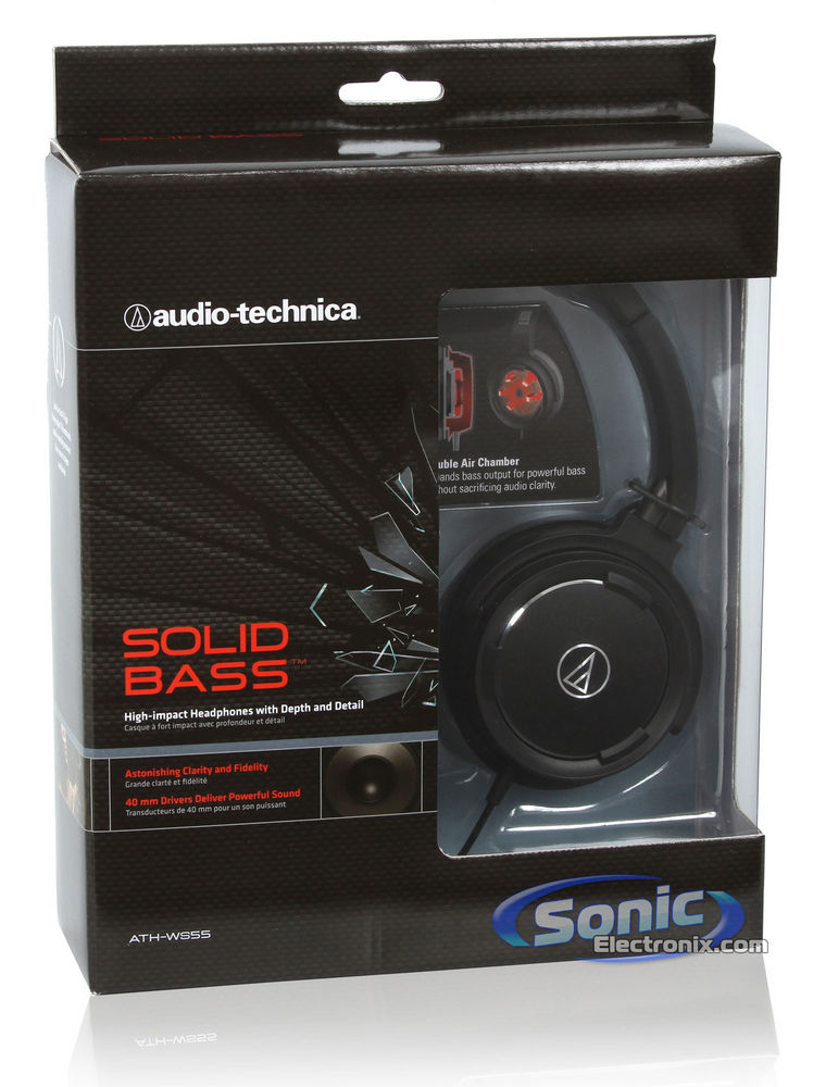 Audio Technica ATH-WS55BK - Black Image 8