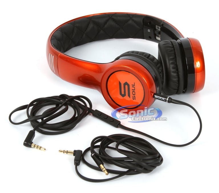 SOUL Electronics On-Ear Headphones (SL100BO) - Orange Image 2