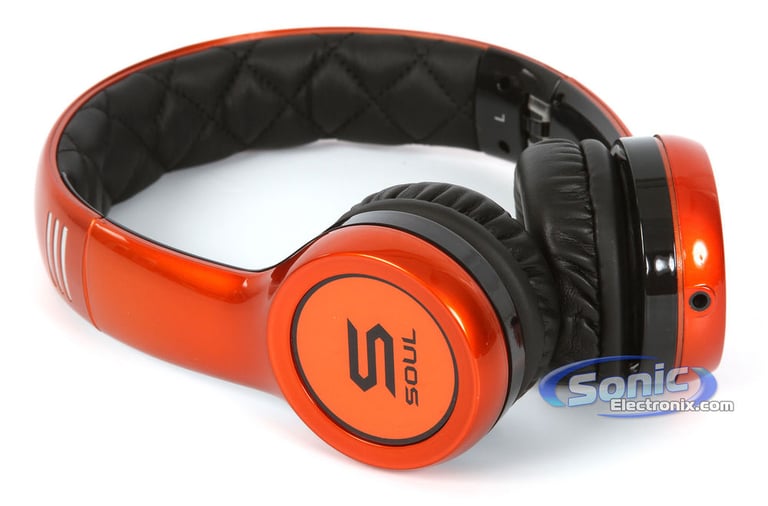 SOUL Electronics On-Ear Headphones (SL100BO) - Orange Image 3