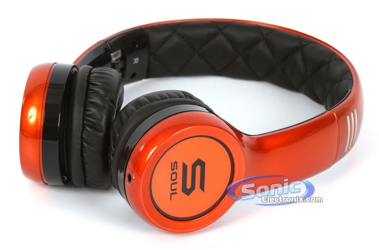 SOUL Electronics On-Ear Headphones (SL100BO) - Orange Image 4