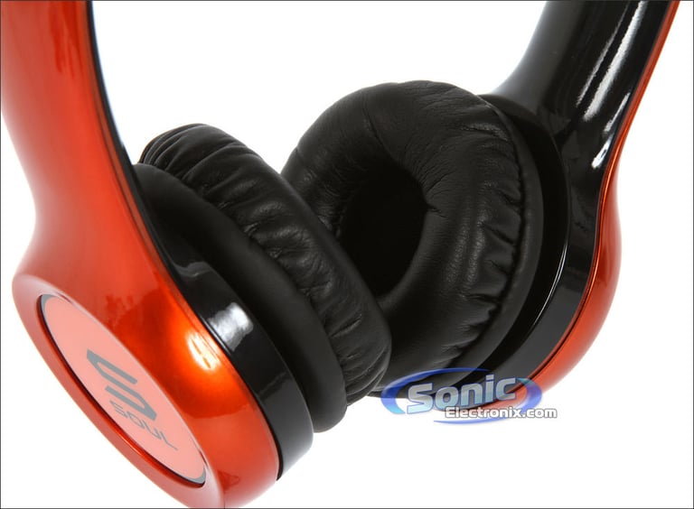 SOUL Electronics On-Ear Headphones (SL100BO) - Orange Image 7