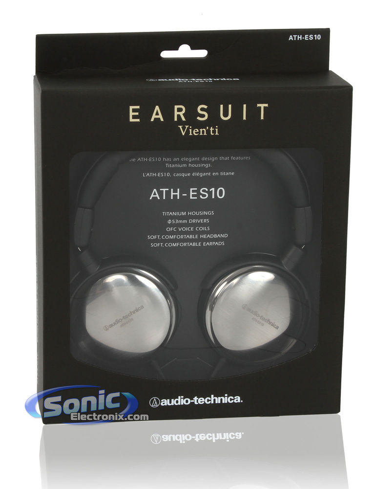 Audio Technica ATH-ES10 Professional On/Over Headphones Open Box Image 9