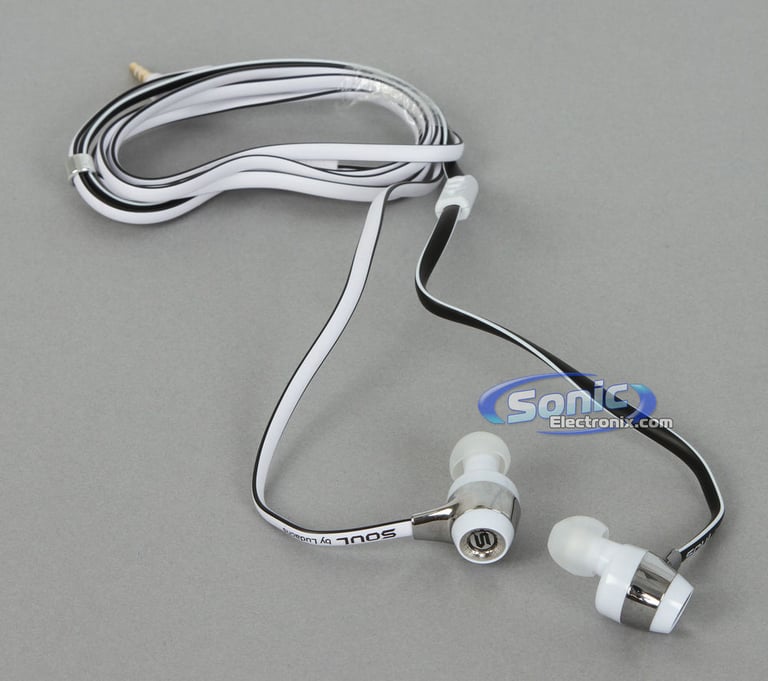 Soul by Ludacris (SL99BW) Sound Isolation In-Ear Headphones/Earbuds - White/Black Open Box  Image 2