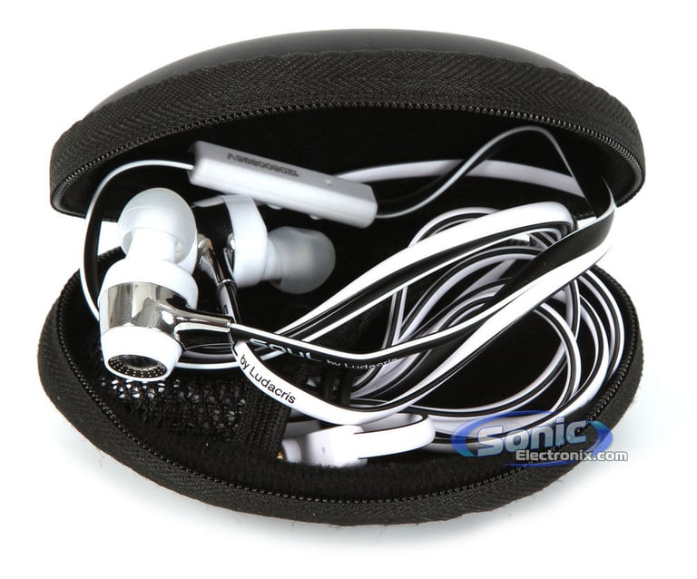 SOUL Electronics (SL99BW) Sound Isolation In-Ear Headphones/Earbuds - White/Black Image 7