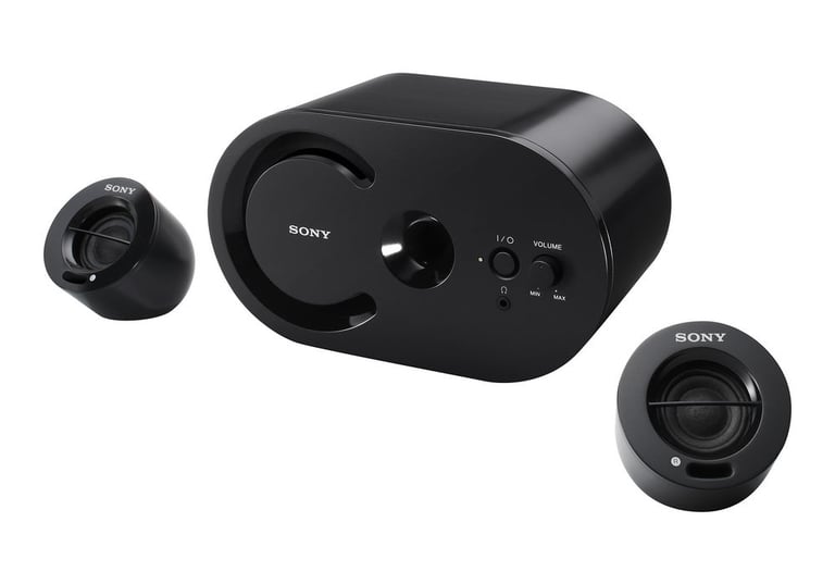 Sony SRS-D25/BLK (SRSD25/BLK) Desktop Computer Speakers - Black Image 1
