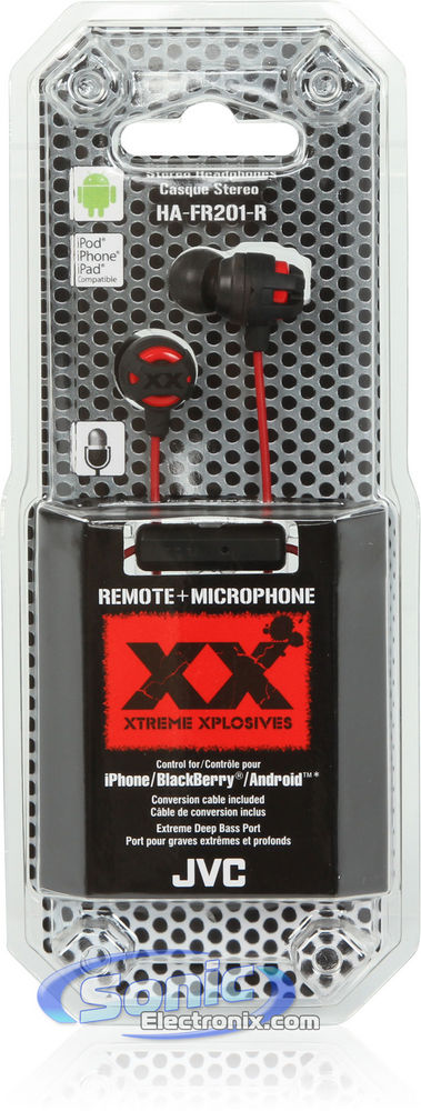 JVC Xtreme Xplosives HA-FR201R - Red Image 7