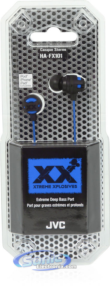 JVC Xtreme Xplosives HA-FX101A - Blue Image 6