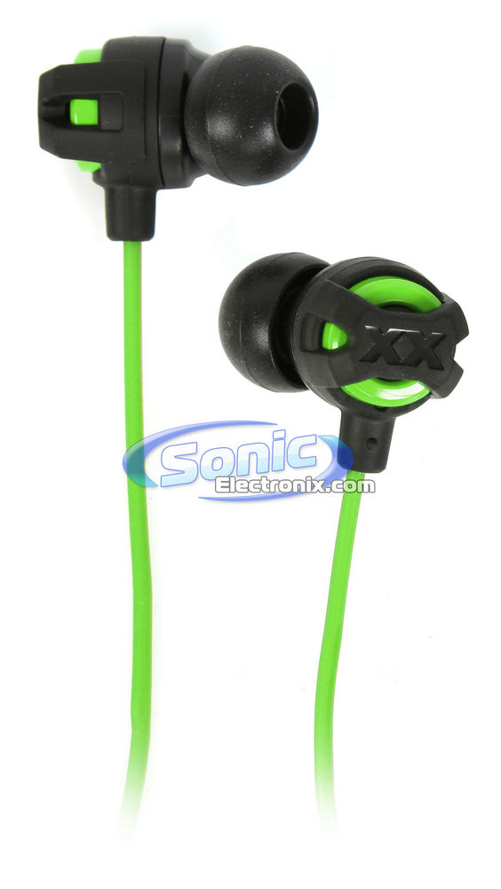 JVC HA-FX101G Xtreme Xplosives Earbuds XX In-Ear Headphones (Green) Image 1