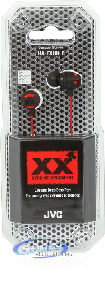 JVC Xtreme Xplosives HA-FX101R - Red Image 6