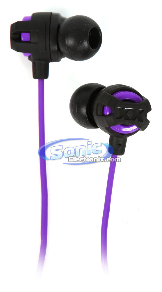 JVC HA-FX101V Xtreme Xplosives Earbuds XX In-Ear Headphones (Violet/Purple) Image 1