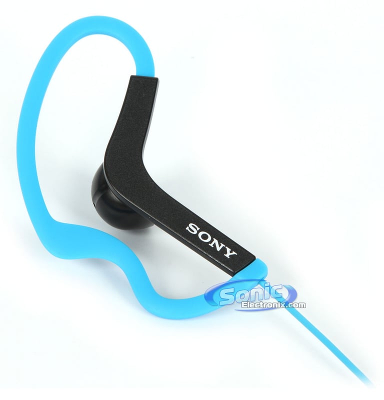 Sony MDR-AS200/BLU Earbuds Active Sports In-Ear Headphones (Blue) Image 4