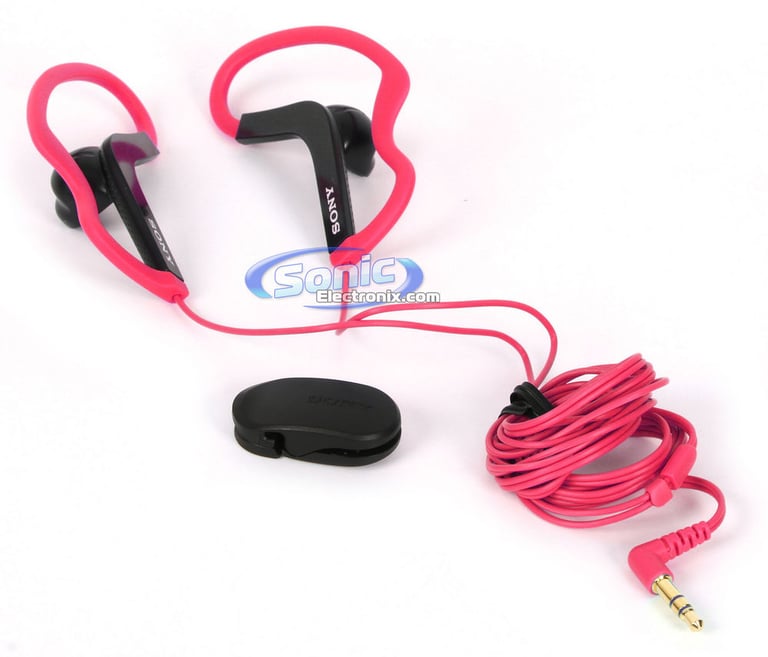 Sony MDR-AS200/PNK Earbuds Active Sports In-Ear Headphones (Pink) Image 2
