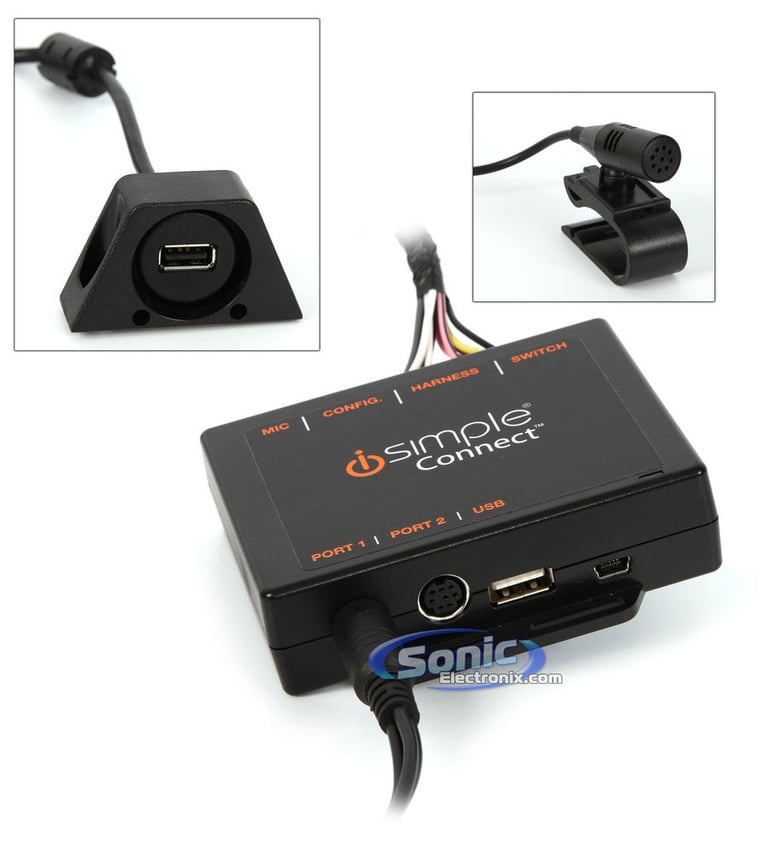 iSimple Connect Acura and Honda Smartphone Music Streaming Kit (ISHD651) Image 1