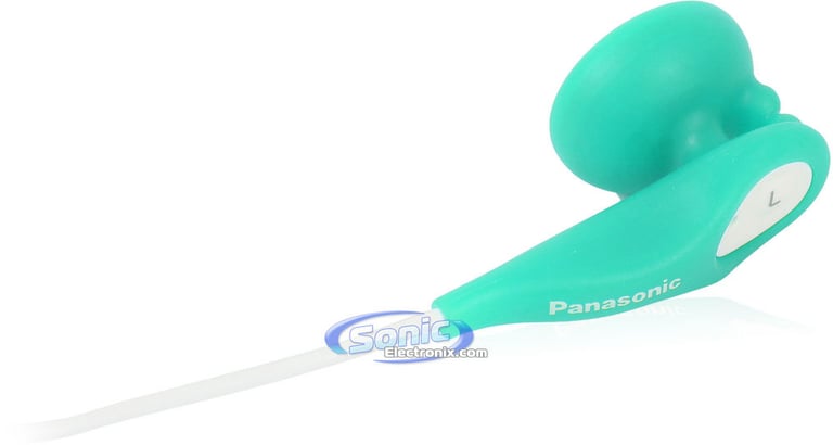 Panasonic RPHV21GA Ear Drops Earbuds In-Ear Headphones (Green) Image 3