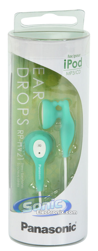 Panasonic RPHV21GA Ear Drops Earbuds In-Ear Headphones (Green) Image 5