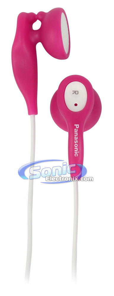 Panasonic RPHV21P Ear Drops Earbuds In-Ear Headphones (Pink) Image 1