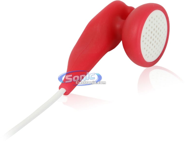 Panasonic RPHV21R Ear Drops Earbuds In-Ear Headphones (Red) Image 2