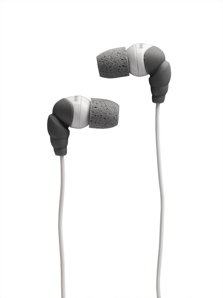Memorex EB110 (98617) In-Ear Headphones with Gray Foam Comply Tips Image 1