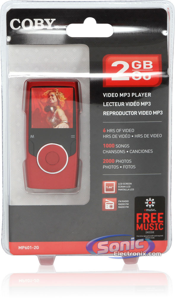 Coby MP601-2G - Red Image 6